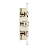 Cutout image of Booth & Co. Axbridge Nickel Triple Outlet Thermostatic Shower Valve